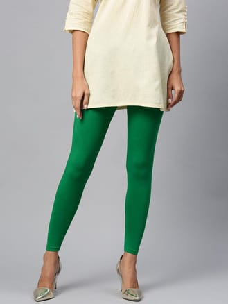 Solid Ankle Length Legging