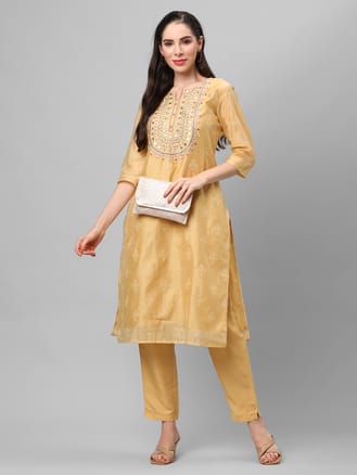 Geometric Printed Kurta With Trouser