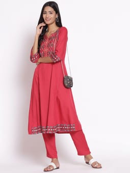 Rayon Kurta With Trouser Two