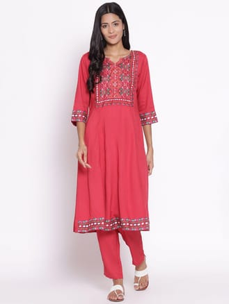 Rayon Kurta With Trouser