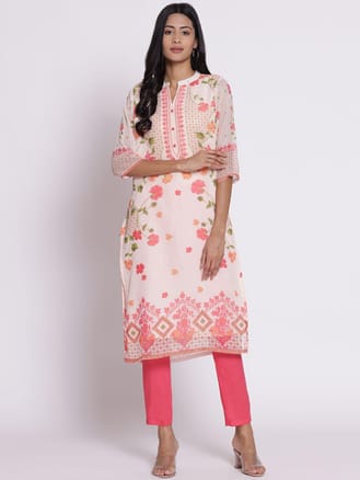 Floral Printed Kurta