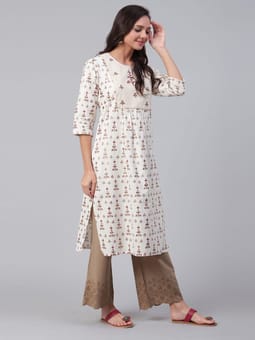 Flex Printed Kurta One