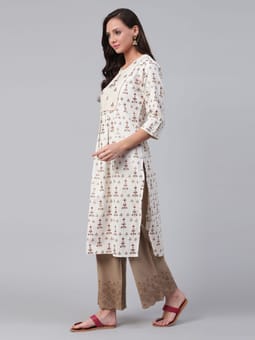 Flex Printed Kurta Back